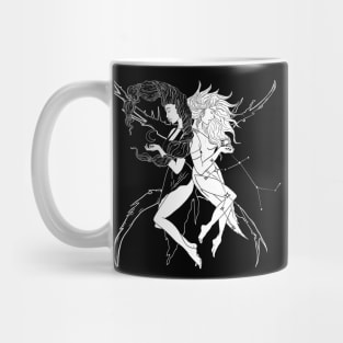 Gemini moon and sun Mug